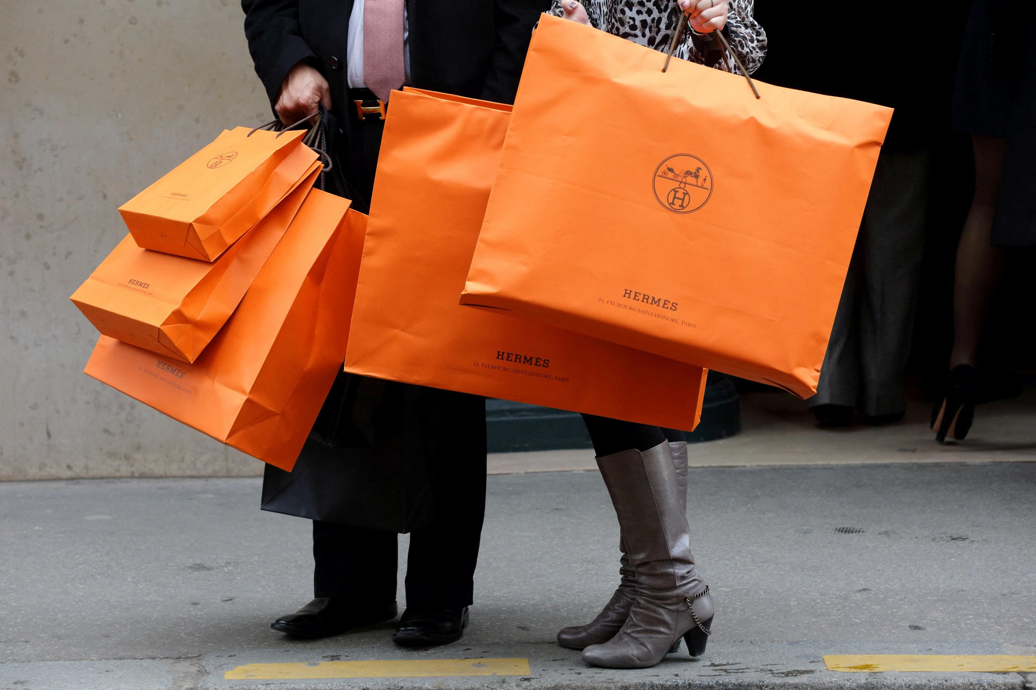 Hermes' surging sales defy luxury sector gloom