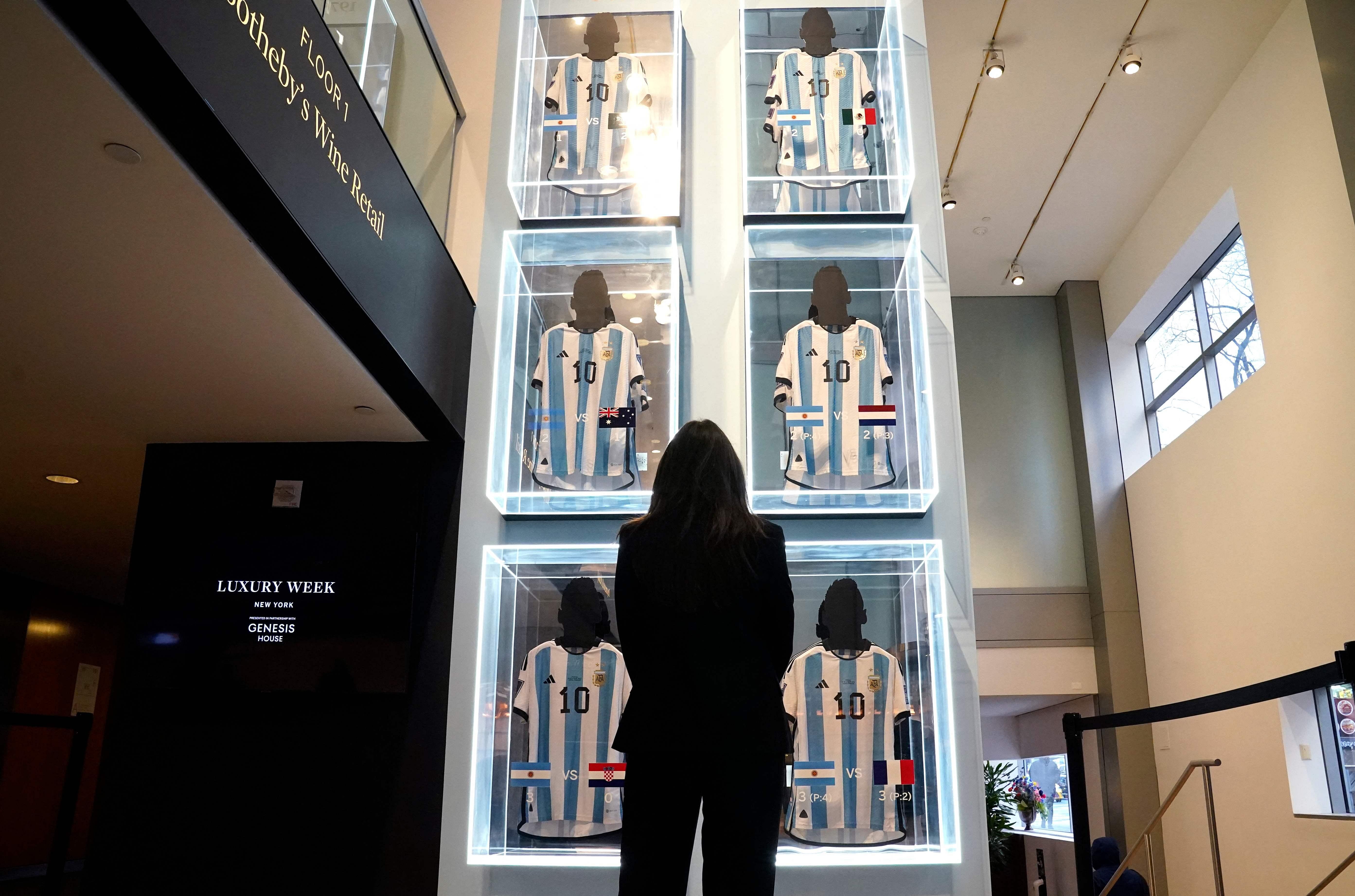 Messi's shirts from Argentina's World Cup triumph fetch US$7.8 million,  Lifestyle - THE BUSINESS TIMES