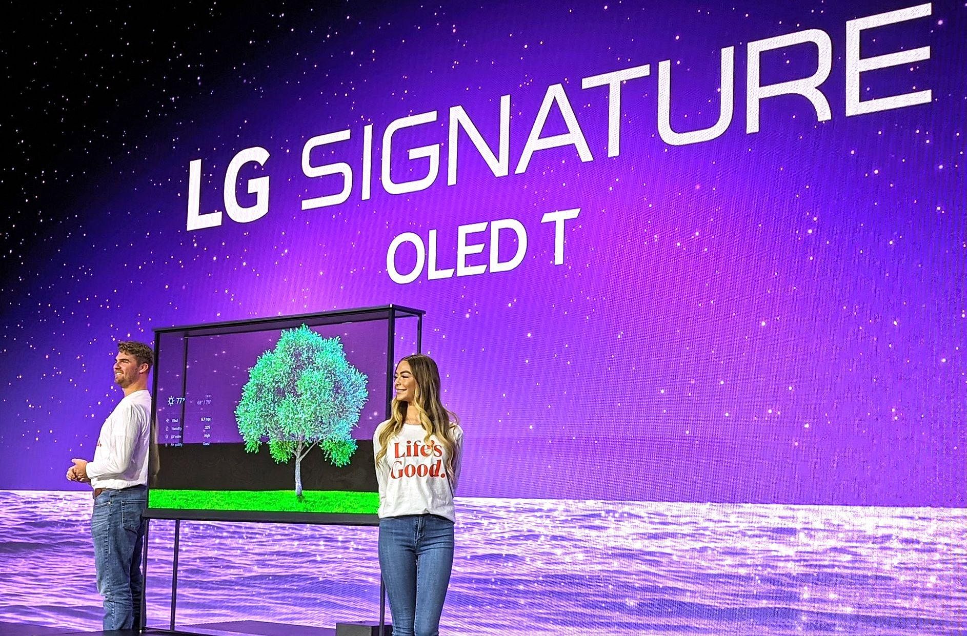 CES 2024: LG Signature OLED T hands-on