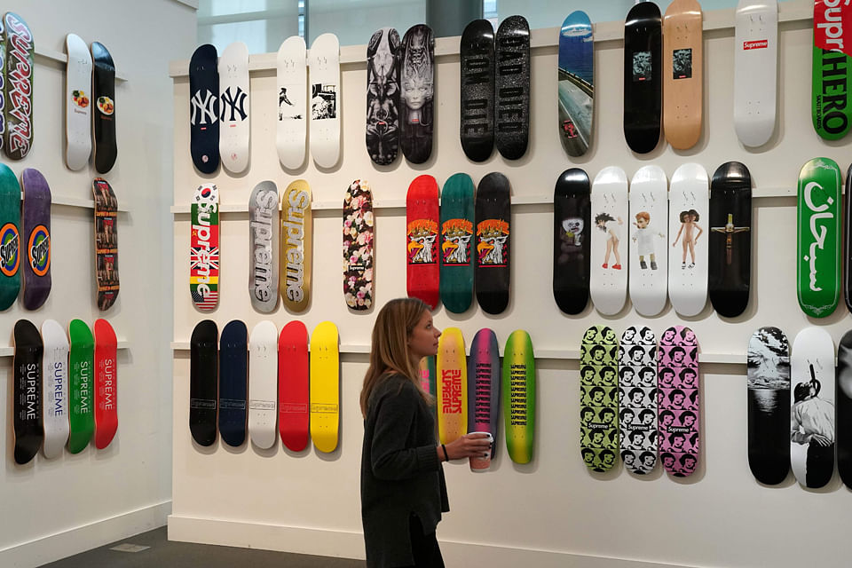 The Only Complete Set of Supreme Skateboard Sold for US$800,000