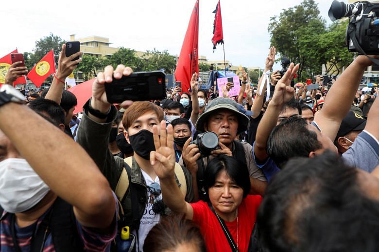 Thai protest brought forward over disruption fears, International - THE  BUSINESS TIMES