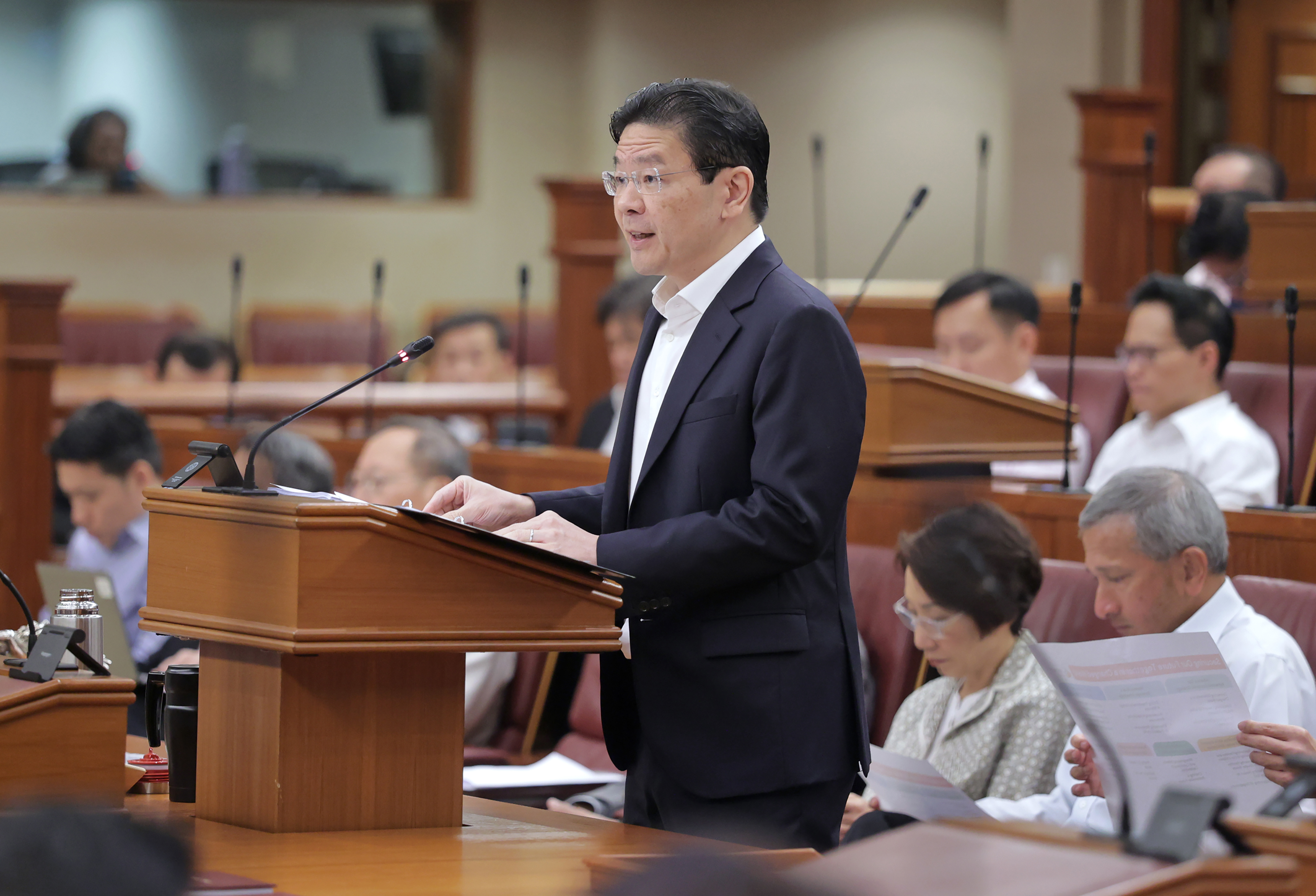 Singapore's Prime Minister and Finance Minister Lawrence Wong