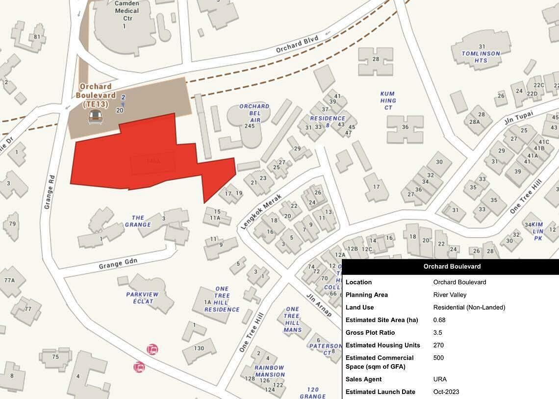 Orchard Road, Zion Road Sites Among 8 State Land Plots To Be Offered In ...