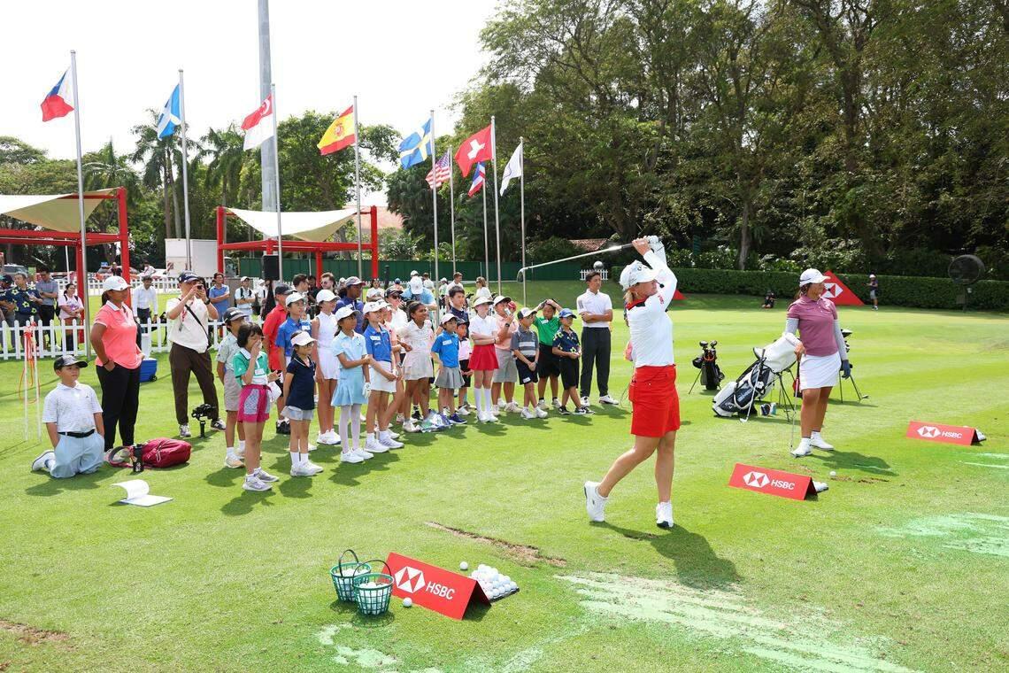 HSBC women’s golf event sees big push to raise awareness for those with