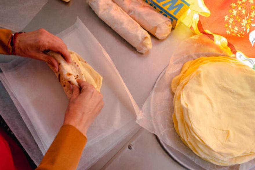 On the USMexico border, the perfect burrito is a thin, foilwrapped