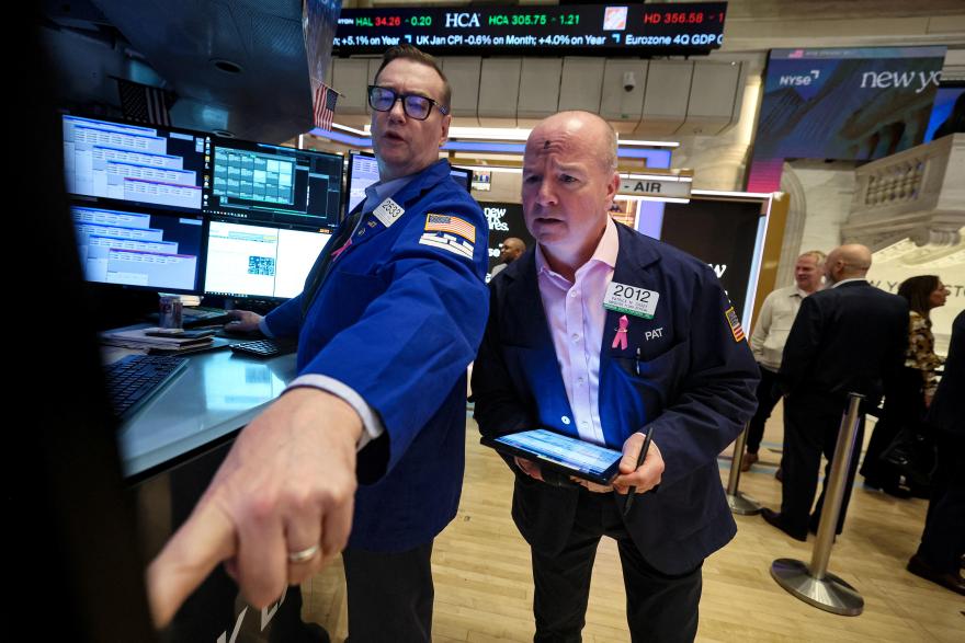 US: Wall St opens lower as early rate cut hopes fade; Walmart perks up