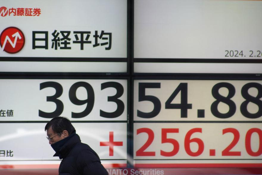 Asia: Markets mostly lower on profit-taking after tech surge