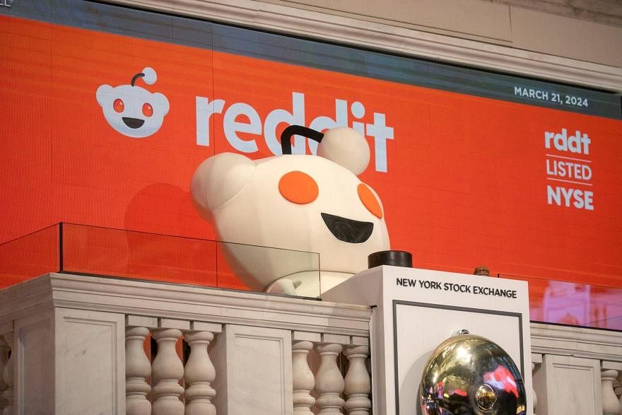 Reddit shares end trading up 48% in market debut, Companies & Markets